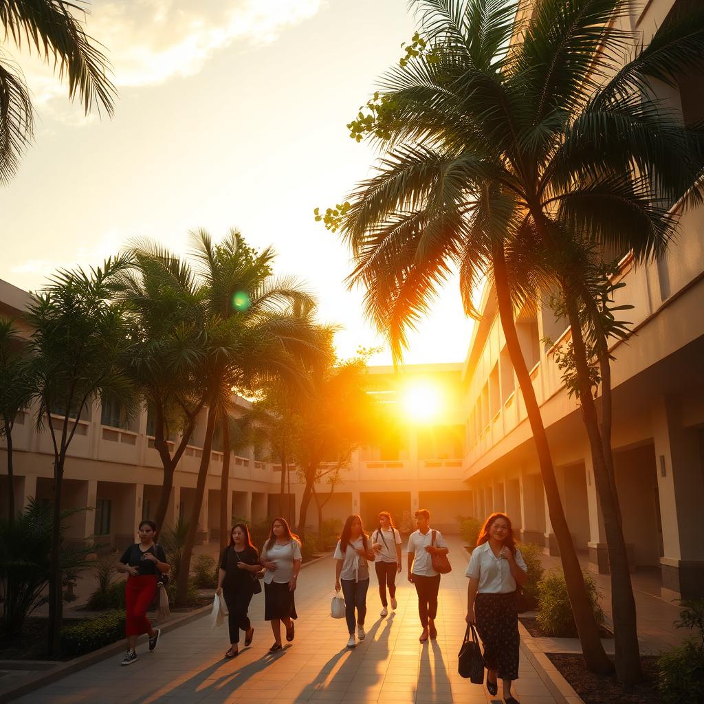 Khuôn viên Ký túc xá Sinh viên Lào – Campuchia tại TP. Hồ Chí Minh